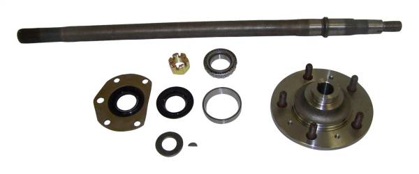 Crown Automotive Jeep Replacement - Crown Automotive Jeep Replacement Axle Hub Kit Rear Right For Use w/AMC 20 Incl. 31-9/16 in. Length Axle Hub/Bearing/Seals/Nut/Washers/Key/Instruction Sheet.  -  8133886K - Image 1