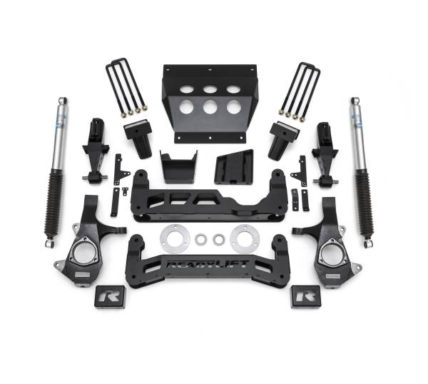 ReadyLift - ReadyLift Big Lift Kit w/Shocks 7 in. Front Lift w/Bilstein Shocks Aluminum - 44-3470 - Image 1