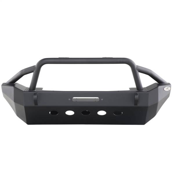 Smittybilt - Smittybilt XRC GEN 1 Front Bumper Matte Black Powder Coat Incl. Winch Plate[Up to 10000 lb Winch] - 77806 - Image 1