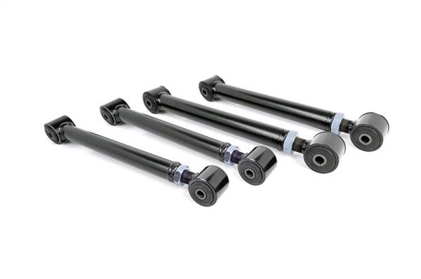 Rough Country - Rough Country Control Arm Set Front Incl. 2 Upper Adjustable Control Arms 2 Lower Adjustable Control Arms Flex Joints Hardware - 1175 - Image 1