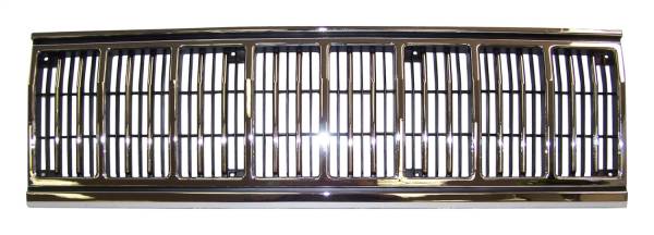 Crown Automotive Jeep Replacement - Crown Automotive Jeep Replacement Grille Front Black Chrome  -  55034046 - Image 1