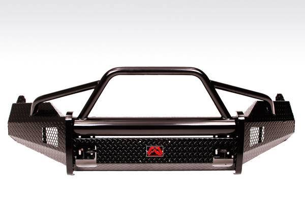 Fab Fours - Fab Fours Black Steel Front Bumper 2 Stage Black Powder Coated w/Pre-Runner Grill Guard And Tow Hooks - DR13-K2962-1 - Image 1