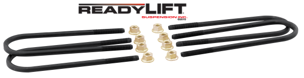 ReadyLift - ReadyLift U-Bolt Kit 5 in. Lift Rear Incl. 4 Rnd M14 390mm Long U-Bolts/8 Crush Nuts For Use w/5 in. Rear Lift Blocks If Your Vehicle Has Camper Package - 67-2195UB - Image 1