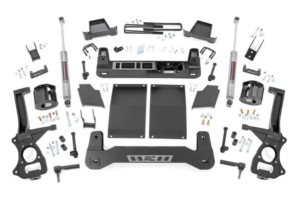 Rough Country - Rough Country Suspension Lift Kit 6 in. Lift Strut Spacer Diesel - 21731D - Image 1