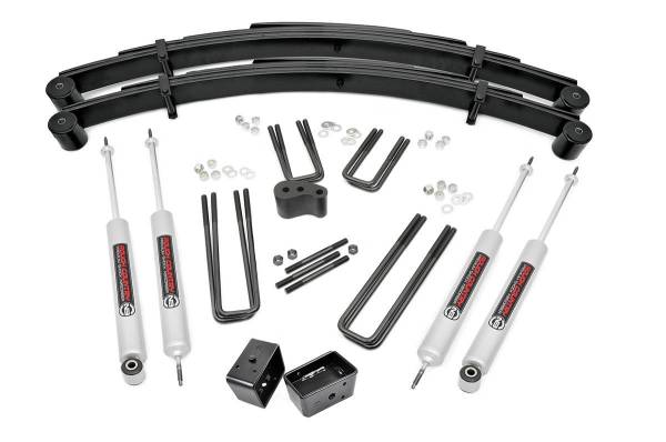 Rough Country - Rough Country Suspension Lift Kit w/Shocks 4 in. Lift - 415.20 - Image 1
