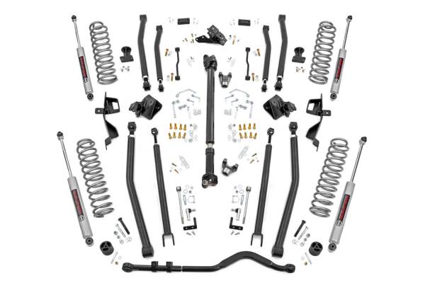 Rough Country - Rough Country Long Arm Suspension Lift Kit w/Shocks 4 in. Lift - 61930 - Image 1