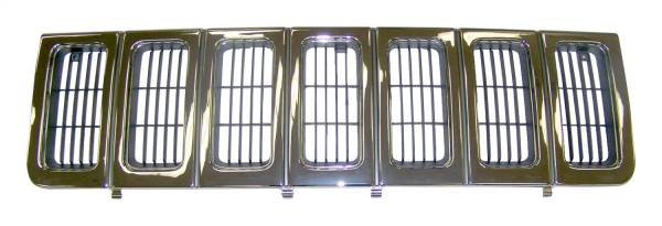 Crown Automotive Jeep Replacement - Crown Automotive Jeep Replacement Grille Front Chrome  -  55055059 - Image 1
