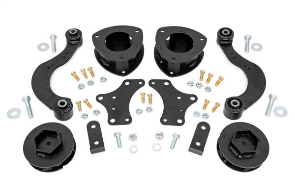 Rough Country - Rough Country Suspension Lift Kit 2 in. Incl. Strut/Sway Bar Extensions Coil Spring Spacers Rear Upper Control Arms Rear Lower Control Arm Brackets Shock Relocation Brackets - 73700 - Image 1
