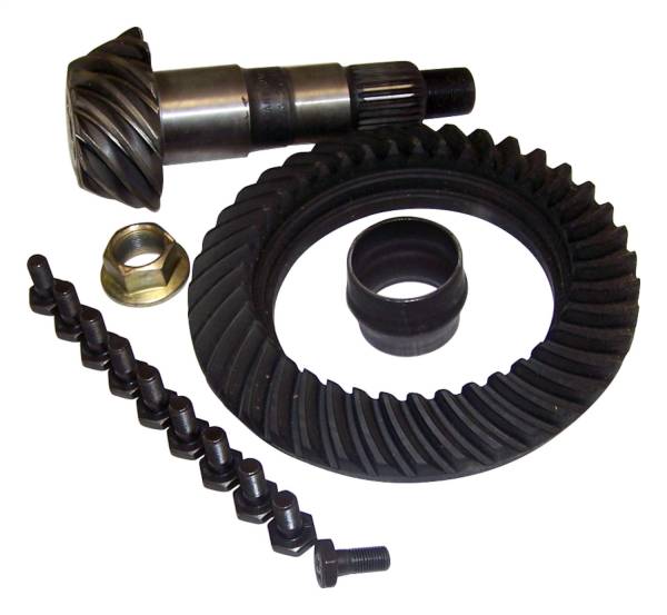 Crown Automotive Jeep Replacement - Crown Automotive Jeep Replacement Differential Ring And Pinion Front 3.55 Ratio Incl. Ring And Pinion/Ring Gear Bolts/Crush Sleeve/Pinion Nut  -  68019324AA - Image 1