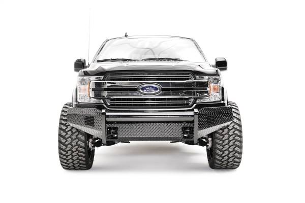 Fab Fours - Fab Fours Black Steel Front Bumper 2 Stage Black Powder Coated w/o Guard - FF18-K4561-1 - Image 1