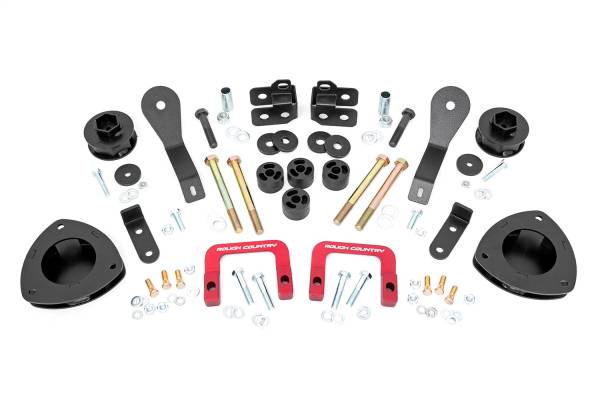 Rough Country - Rough Country Suspension Lift Kit 2.5 in. Front/Rear Strut Spacers Laser Cut Shock Extension Brackets - 73100 - Image 1
