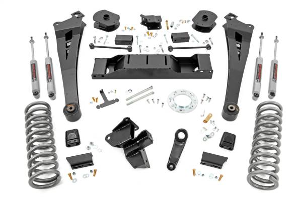 Rough Country - Rough Country Suspension Lift Kit 5 in. Lift Standard Rate Front And Rear Coil Springs Radius Arm w/AISIN Transmission - 37930 - Image 1