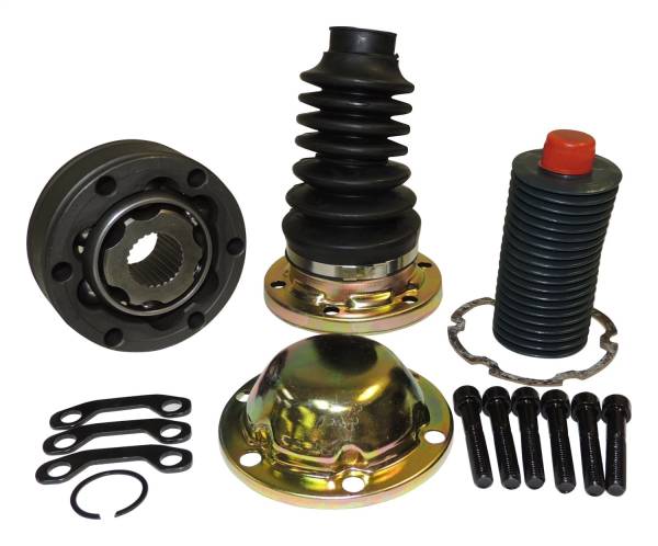 Crown Automotive Jeep Replacement - Crown Automotive Jeep Replacement CV Joint Repair Kit Front Axle End Incl. Boot/Inner And Outer Caps/CV Joint/Bolts/Straps/Grease  -  520992FRK - Image 1