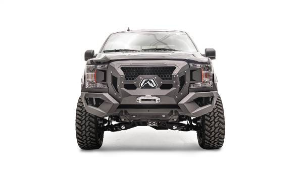 Fab Fours - Fab Fours Grumper Front Winch Bumper 2 Stage Black Powder Coated - GR4500-1 - Image 1