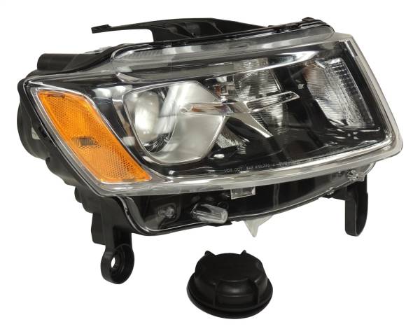 Crown Automotive Jeep Replacement - Crown Automotive Jeep Replacement Head Light Right w/ Halogen Lamps  -  68110996AD - Image 1