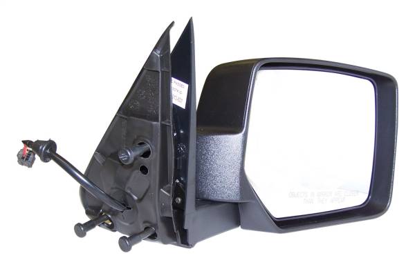 Crown Automotive Jeep Replacement - Crown Automotive Jeep Replacement Door Mirror Right Power Foldaway w/o Driver Memory Black  -  57010076AE - Image 1