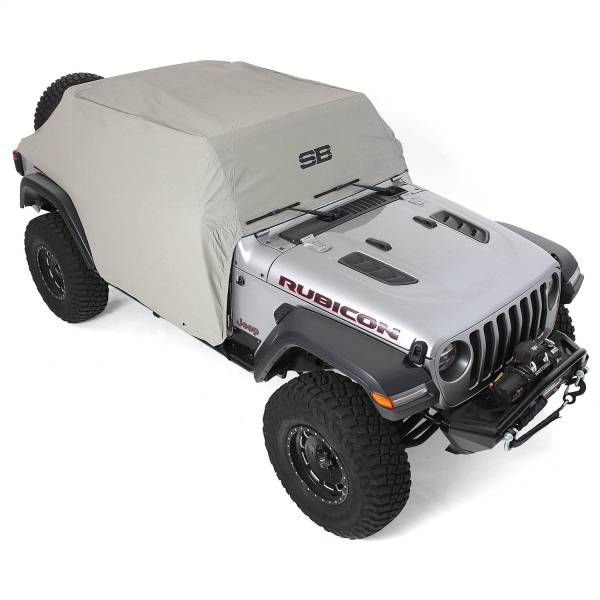 Smittybilt - Smittybilt Cab Cover Water Resistant Gray w/Door Flaps - 1071 - Image 1