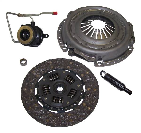 Crown Automotive Jeep Replacement - Crown Automotive Jeep Replacement Clutch Kit Incl. Clutch Disc/Pressure Plate/Clutch Release Bearing/Pilot Bearing/Clutch Fork/Alignment Tool 10.5 in. Clutch Disc 10 Splines 1.125 in. Spline Dia.  -  XY1992S - Image 1