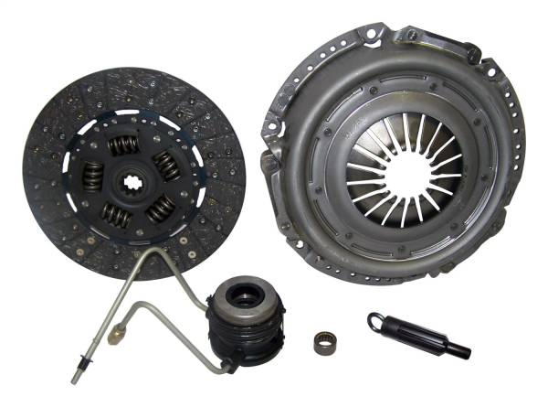 Crown Automotive Jeep Replacement - Crown Automotive Jeep Replacement Clutch Kit Incl. Clutch Disc/Pressure Plate/Clutch Control Unit/Pilot Bearing/Clutch Fork/Alignment Tool 10.55 in. Clutch Disc 10 Splines 1.125 in. Spline Dia.  -  XYZ1993S - Image 1