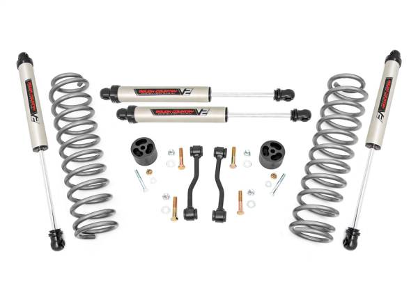 Rough Country - Rough Country Suspension Lift Kit w/Shocks 2.5 in. w/V2 Monotube Shocks Incl. Coil Springs - 64870 - Image 1