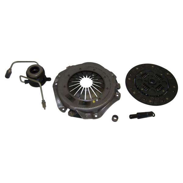 Crown Automotive Jeep Replacement - Crown Automotive Jeep Replacement Clutch Kit Incl. Clutch Disc/Pressure Plate/Clutch Control Unit/Pilot Bearing/Clutch Fork/Alignment Tool 9.125 in. Clutch Disc 14 Splines .968 in. Spline Dia.  -  XY1992F - Image 1