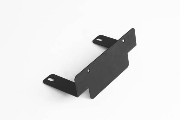 Fab Fours - Fab Fours Vengeance Front License Plate Bracket 2 Stage Black Powder Coated Short - M2250-1 - Image 1