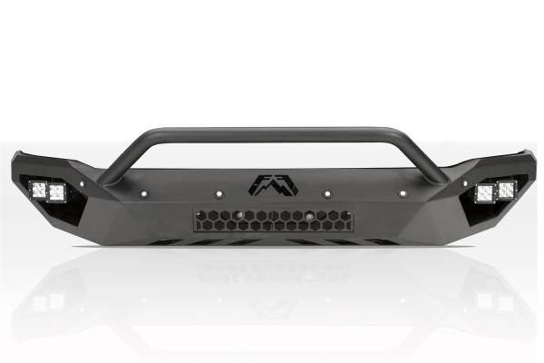 Fab Fours - Fab Fours Vengeance Light Box Cover 2 Stage Black Powder Coated Front Center [AWSL] - M2450-1 - Image 1