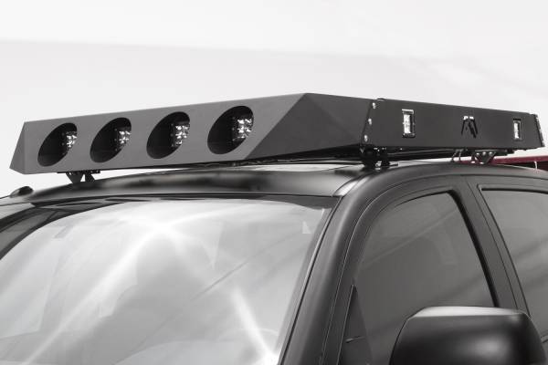 Fab Fours - Fab Fours Roof Rack Powder Coated 4 Light Roof Rack Face Plate - RR14-1 - Image 1