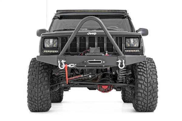 Rough Country - Rough Country Cree Black Series LED Light Bar 50 in. Single Row Straight 19200 Lumens 240 Watts Spot Beam Ip67 Rating Incl. Wire Harness Switch - 70750BL - Image 1