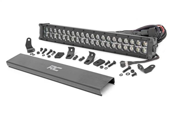 Rough Country - Rough Country Cree Black Series LED Light Bar 20 in. w/Amber DRL - 70920BDA - Image 1