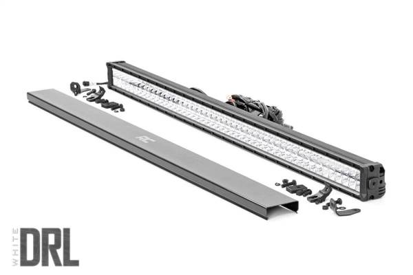 Rough Country - Rough Country Cree Chrome Series LED Light Bar 50 in. w/Cool White DRL - 70950D - Image 1
