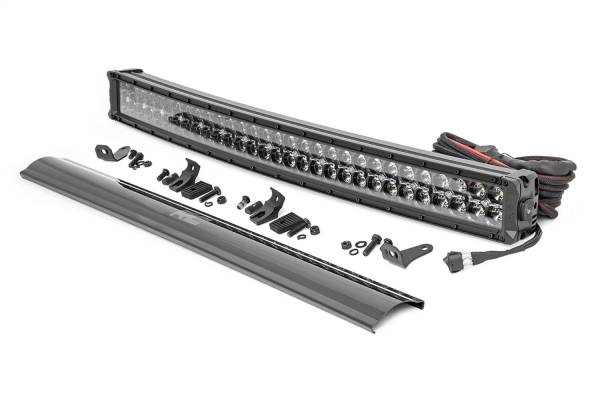 Rough Country - Rough Country LED Light Bar 30 in. DRL Dual 27000 Lumens 300 Watts IP67 Waterproof Die Cast Aluminum Housing Includes Installation Instructions - 72930BDA - Image 1