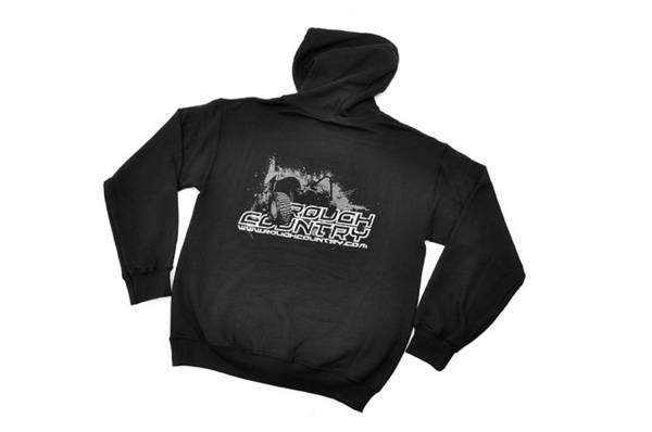 Rough Country - Rough Country Hoodie Front RC Logo Back Jeep Design Black Large - 84028H - Image 1