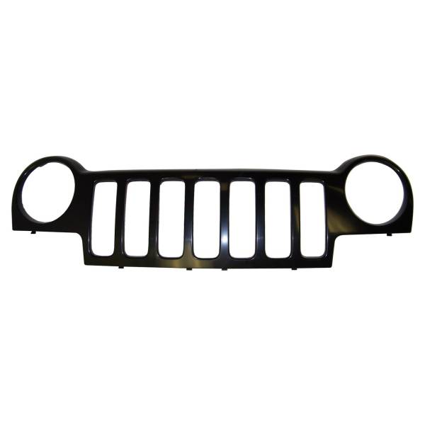 Crown Automotive Jeep Replacement - Crown Automotive Jeep Replacement Grille Front Black Paintable  -  55156608AA - Image 1