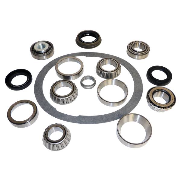 Crown Automotive Jeep Replacement - Crown Automotive Jeep Replacement Differential Overhaul Kit Rear Incl. Bearings/Seals/Pinion Spacer/Pinion Nut and Cover Gasket For Use w/Dana 35  -  D35KJMASKIT - Image 1