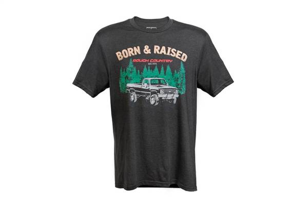 Rough Country - Rough Country T-Shirt Born And Raised Men XXL - 840812X - Image 1