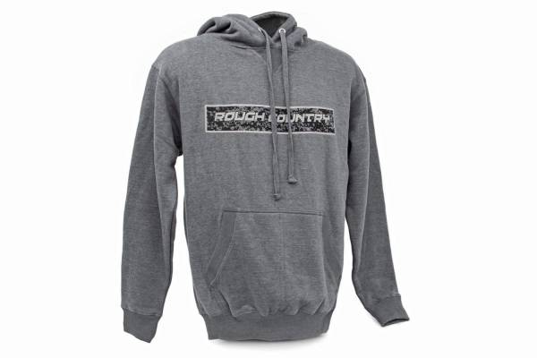 Rough Country - Rough Country Hoodie Gray w/Digital Camo Logo 2X-Large - 840892XL - Image 1