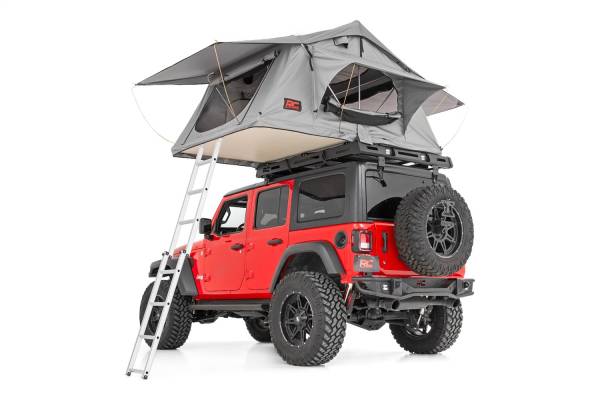 Rough Country - Rough Country Roof Top Tent Rack Mount 12 V w/Ladder Extension And LED Light Kit - 99049 - Image 1