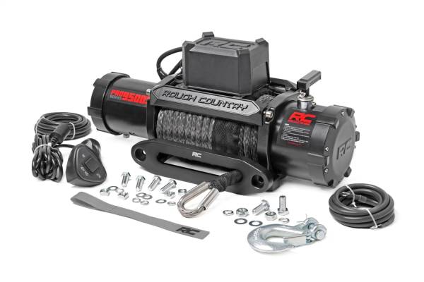 Rough Country - Rough Country Pro Series Winch 9500 lb. Capacity Synthetic Rope - PRO9500S - Image 1