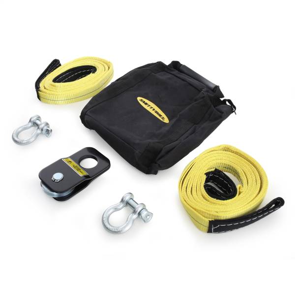 Smittybilt - Smittybilt ATV Winch Accessory Kit Incl. Two 1/2 in. Shackles/Tow Straps/Snatch Block/Bag - 2729 - Image 1