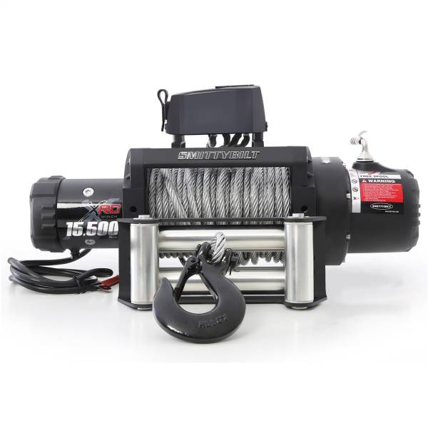 Smittybilt - Smittybilt XRC-15.5K GEN 2 Winch Rated Line Pull 15500lbs. 12V 6.6 HP Rec. Battery 650CCA 12ft. Remote Lead 397:1 Gear Ratio 3-Stage Planetary Gear Cable: 25/64in. x 93.5ft. - 97415 - Image 1