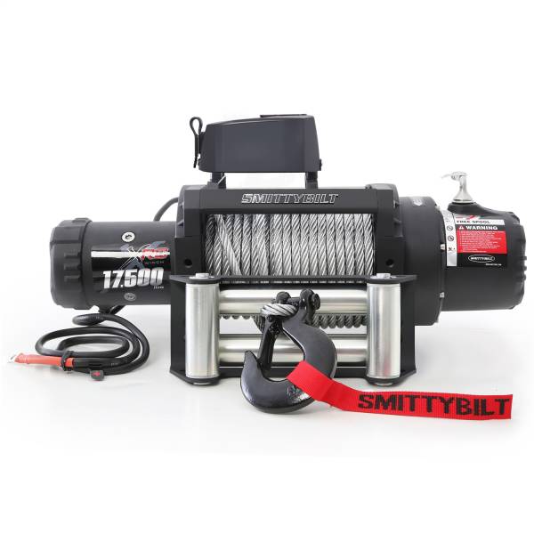 Smittybilt - Smittybilt XRC-17.5K GEN 2 Winch Rated Line Pull 17500lbs. 12V 6.6 HP Rec. Battery 650CCA 12ft. Remote Lead 330:1 Gear Ratio 3-Stage Planetary Gear Cable: 7/16in. x 93.5ft. - 97417 - Image 1