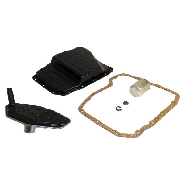 Crown Automotive Jeep Replacement - Crown Automotive Jeep Replacement Transmission Oil Pan Kit Incl. Oil Pan/Primary Filter/Cooler Filter-Spin On/Oil Pan Gasket  -  68065923K - Image 1