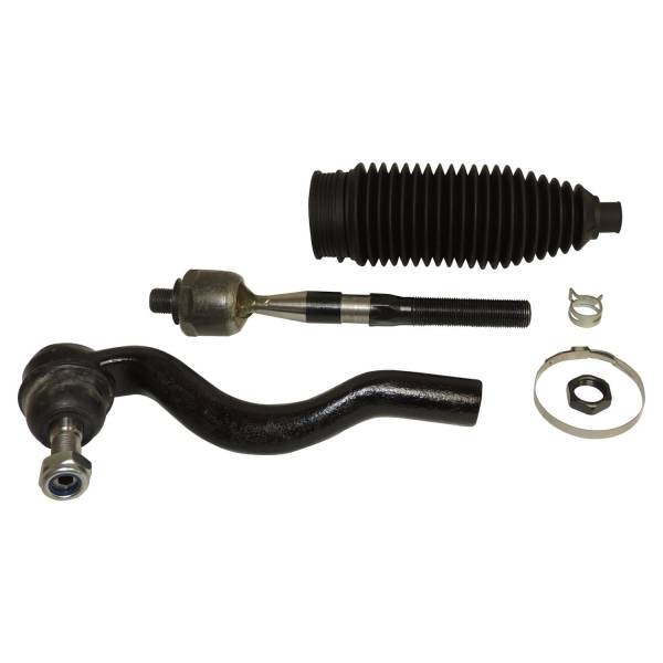 Crown Automotive Jeep Replacement - Crown Automotive Jeep Replacement Tie Rod End Kit Incl. 1 Inner And 1 Outer Tie Rod End/Jam Nut/Bellows Boot/Clamps/Tie Rod End Nut Right  -  TRK4 - Image 1