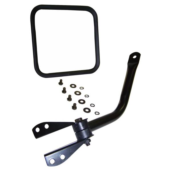 Crown Automotive Jeep Replacement - Crown Automotive Jeep Replacement Door Mirror and Arm Left Black  -  5455301K - Image 1