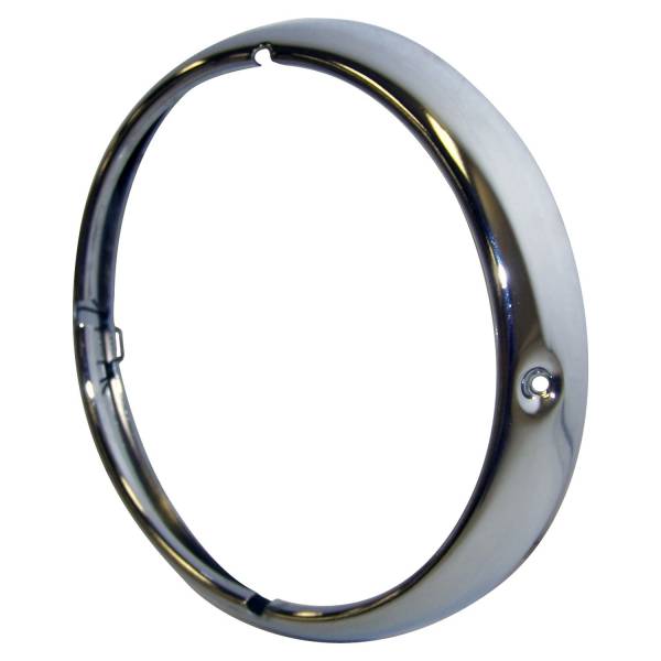 Crown Automotive Jeep Replacement - Crown Automotive Jeep Replacement Headlamp Bezel Chrome  -  J0649518 - Image 1