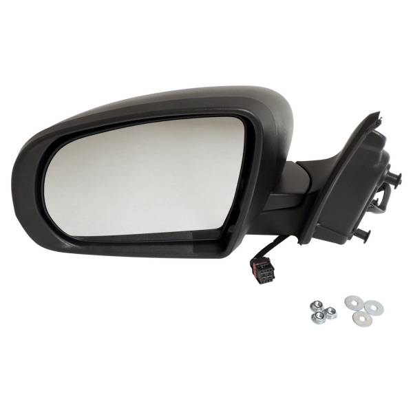 Crown Automotive Jeep Replacement - Crown Automotive Jeep Replacement Door Mirror Left w/Power Mirrors w/o Heated Glass/Blind Spot Detection/Fold-Away Features  -  68164059AD - Image 1