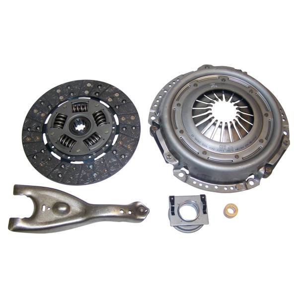 Crown Automotive Jeep Replacement - Crown Automotive Jeep Replacement Clutch Kit Incl. Clutch Disc/Diaphragm Style Pressure Plate/Clutch Release Bearing/Pilot Bearing/Clutch Release Fork 10.5 in. Clutch Disc 10 Splines 1.125 in. Spline Dia.  -  3240278MK - Image 1