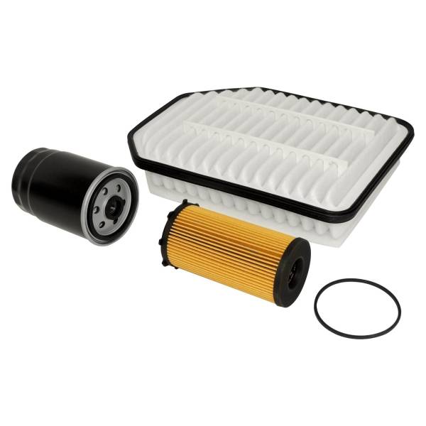 Crown Automotive Jeep Replacement - Crown Automotive Jeep Replacement Master Filter Kit Fits 2007-2018 JK Wrangler w/2.8L Diesel Engine Incl. Air/Fuel/Oil Filters  -  MFK1 - Image 1