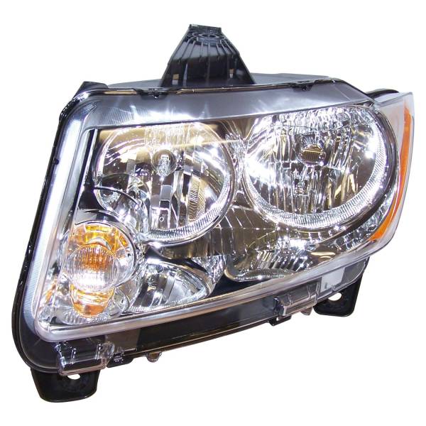 Crown Automotive Jeep Replacement - Crown Automotive Jeep Replacement Head Light Assembly Left w/HID Lamps Incl. Bulbs  -  55079379AE - Image 1